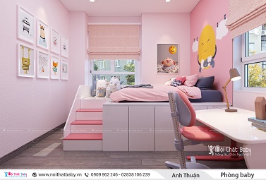 thiết kế phòng ngủ cho bé, nội thất phòng ngủ, nội thất baby, phòng ngủ, các mẫu phòng ngủ cho bé, giường ngủ,